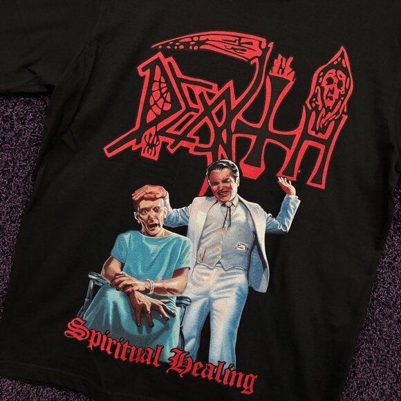 Death Spiritual Healing Album Art Death Metal Band T-Shirt L - Picture 4 of 4